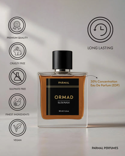 ORMAD Unisex Perfume EDP | Amber Oud Spicy