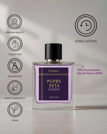 PUPRE SETA Unisex Perfume EDP | Floral, Amber, Oriental