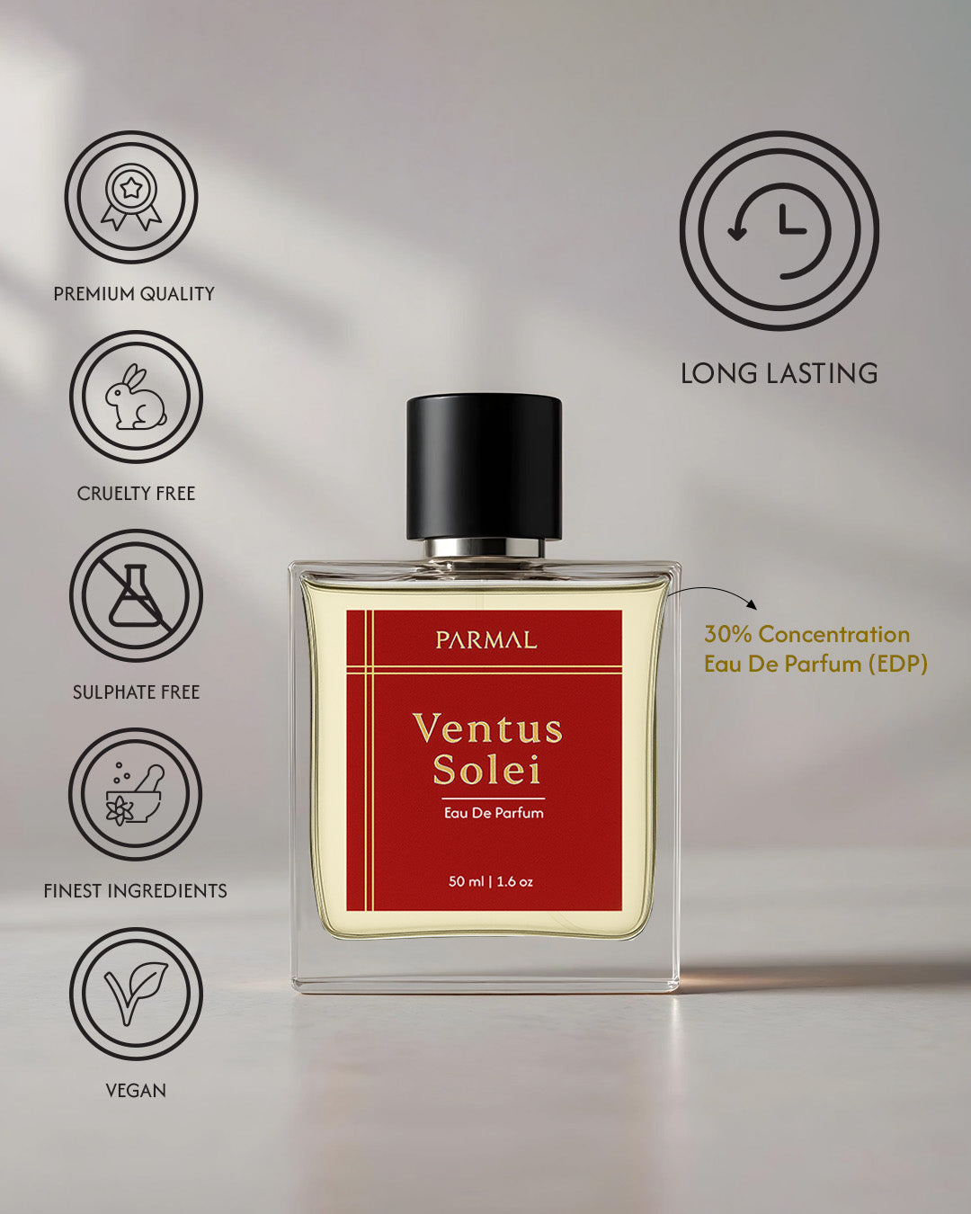 Ventus Solei Unisex Perfume EDP | Fresh, Fruity, woody